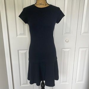Michael Kors Navy Blue Short Sleeve Dress